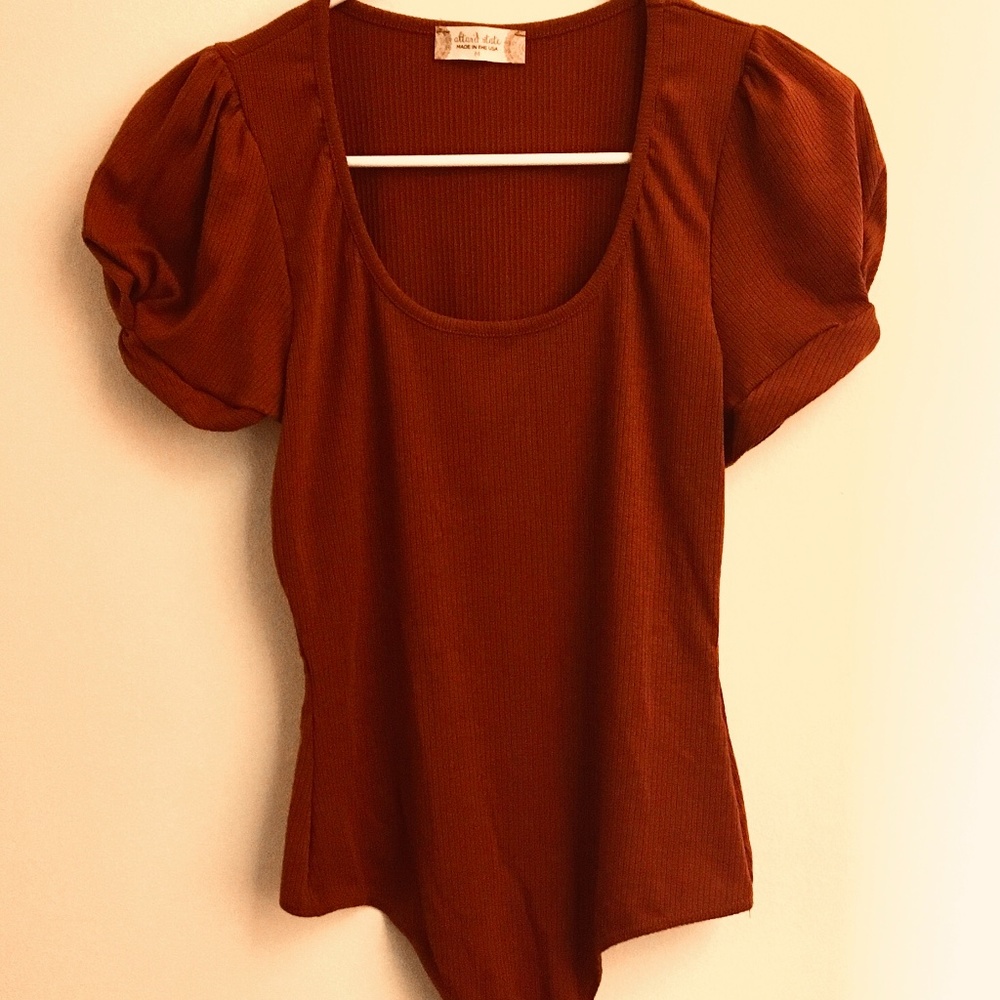 ALTAR’D STATE puff-sleeve bodysuit